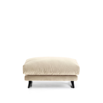 Repose-pieds en velours Veliro