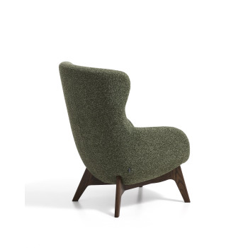Fauteuil Adiran en chenille épaisse