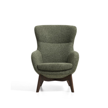 Fauteuil Adiran en chenille épaisse