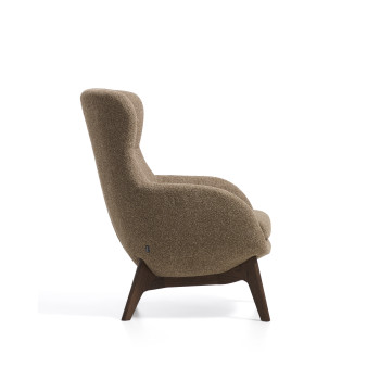 Fauteuil Adiran en chenille épaisse
