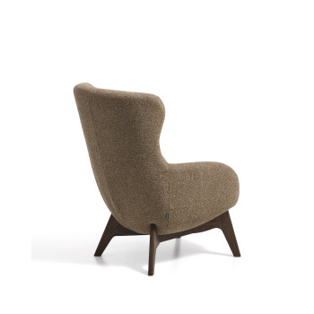 Fauteuil Adiran en chenille épaisse