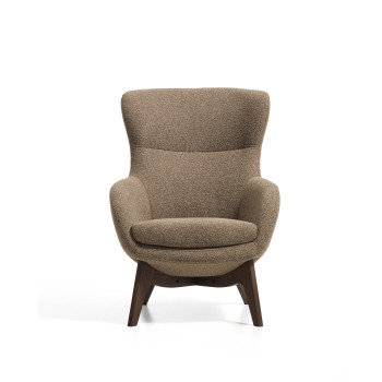 Fauteuil Adiran en chenille épaisse