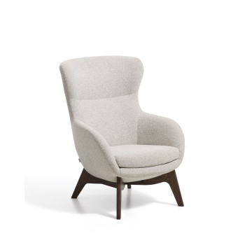 Fauteuil Adiran en chenille épaisse