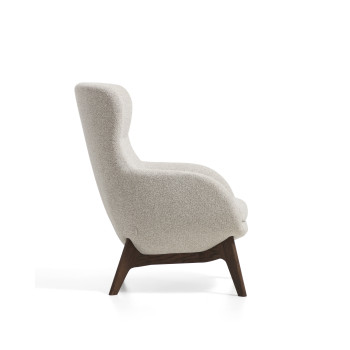 Fauteuil Adiran en chenille épaisse