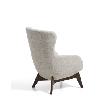 Fauteuil Adiran en chenille épaisse