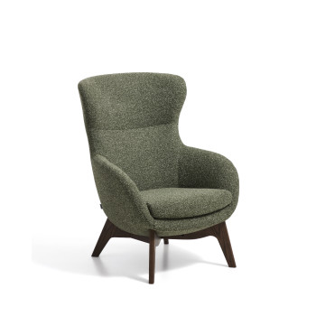 Fauteuil Adiran en chenille épaisse