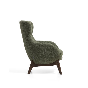 Fauteuil Adiran en chenille épaisse
