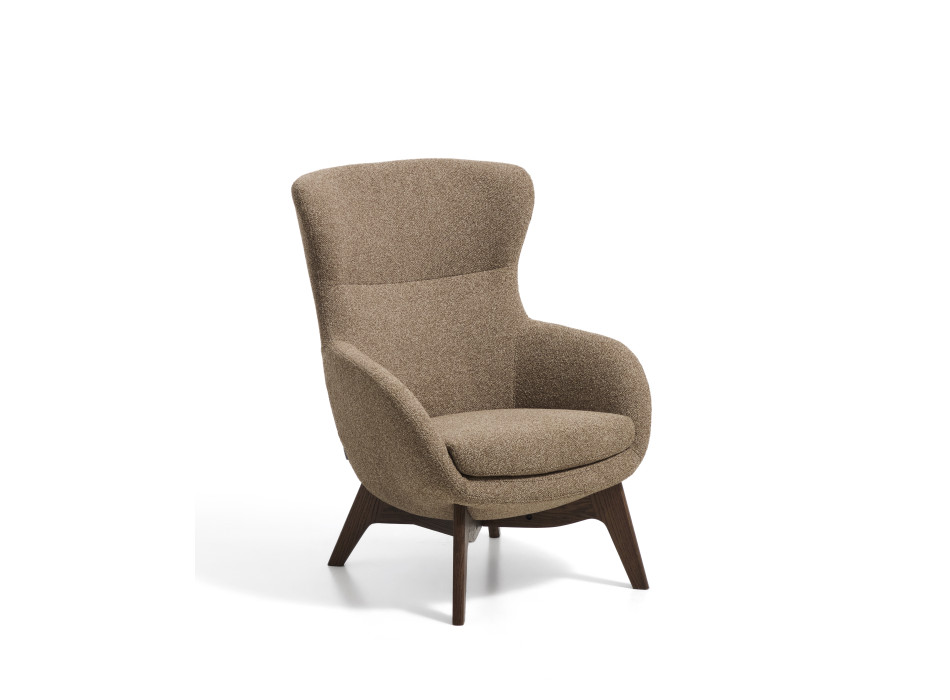 Fauteuil Adiran en chenille épaisse
