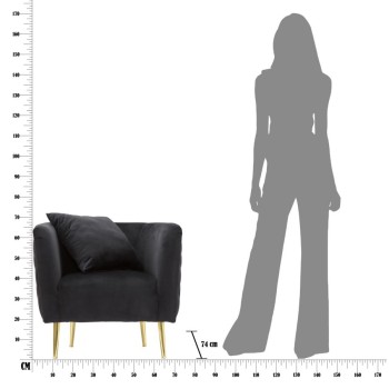 FAUTEUIL BUCAREST NOIR