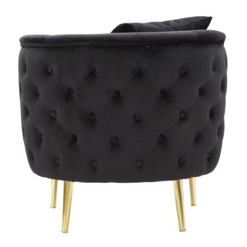 FAUTEUIL BUCAREST NOIR