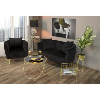 FAUTEUIL BUCAREST NOIR