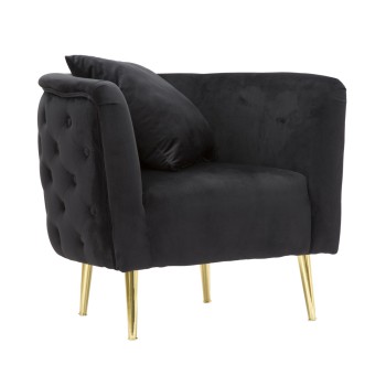 FAUTEUIL BUCAREST NOIR
