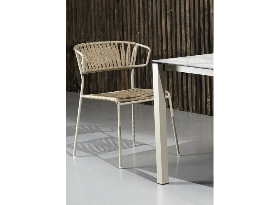 Fauteuil LISA FILÒ SCAB avec accoudoirs