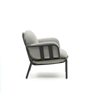 Fauteuil d'extérieur Joncols en aluminium peint