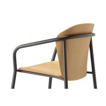 Fauteuil FINN METAL WOOD ART - SCAB