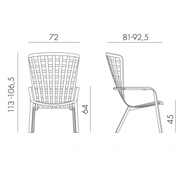 Fauteuil Folio Nardi