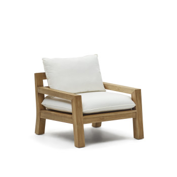 Fauteuil Forcanera en bois de teck massif