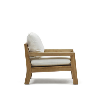 Fauteuil Forcanera en bois de teck massif