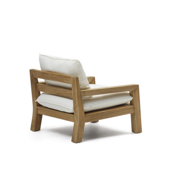 Fauteuil Forcanera en bois de teck massif