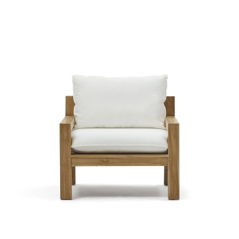 Fauteuil Forcanera en bois de teck massif