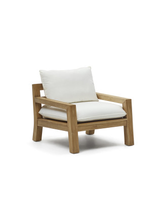 Fauteuil Forcanera en bois de teck massif