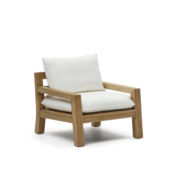 Fauteuil Forcanera en bois de teck massif