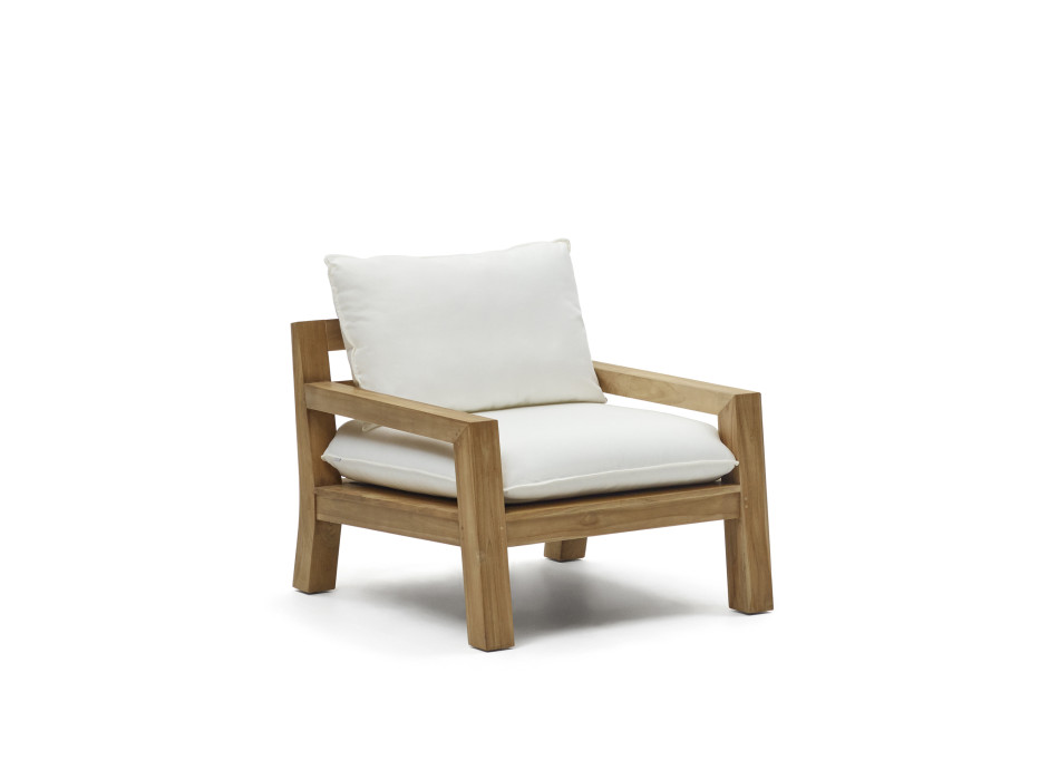 Fauteuil Forcanera en bois de teck massif