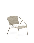 Fauteuil empilable Atrani en acier galvanisé et corde