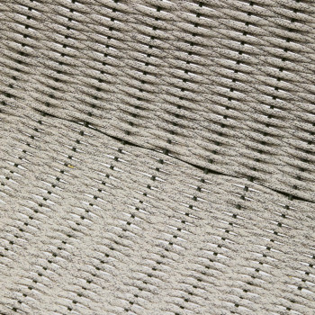 Fauteuil empilable Maurina en acier galvanisé