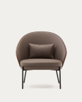 Fauteuil en cuir synthétique Eamy THE SHAPE
