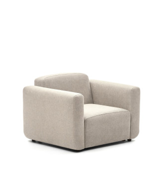 Fauteuil modulable Neom en beige FSC Mix Credit