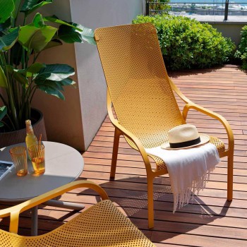 Fauteuil lounge en filet Nardi