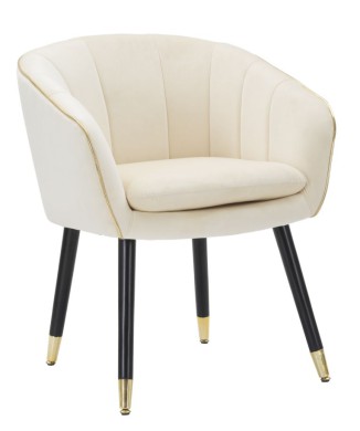 FAUTEUIL PARIS CRÈME/DORÉ