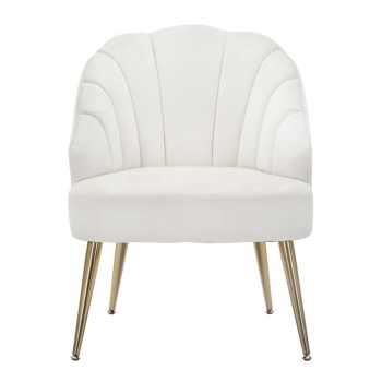 FAUTEUIL COQUILLE CRÈME