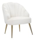 FAUTEUIL COQUILLE CRÈME