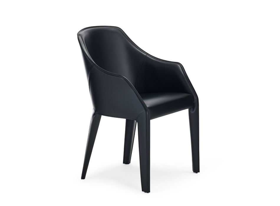 Fauteuil en cuir VITTORIA Julia Italia