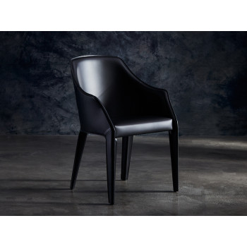Fauteuil en cuir VITTORIA Julia Italia