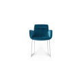 Fauteuil traîneau en tissu NEST - NITESCO
