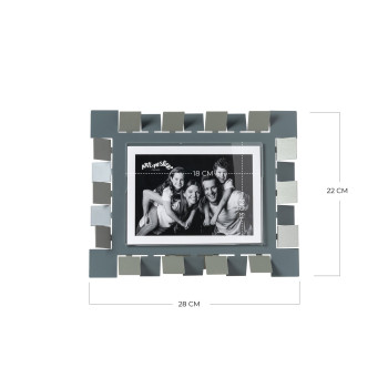 Cadre photo horizontal en corail, arts et artisanat
