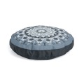 Pouf Ashleen Ø 60 cm gris