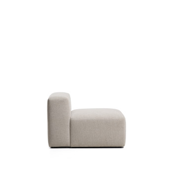 Pouf Blok en chenille marron 90 cm Crédit FSC Mix