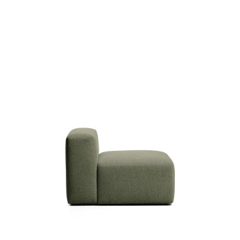 Pouf Blok en chenille marron 90 cm Crédit FSC Mix