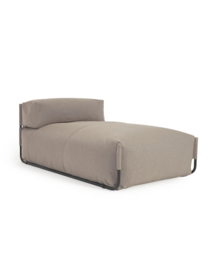 Pouf canapé d'extérieur modulable carré 