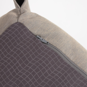 Pouf canapé d'extérieur modulable carré 