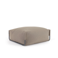 Pouf canapé modulable d'extérieur carré vert
