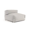 Pouf de canapé carré modulable 100 % extérieur