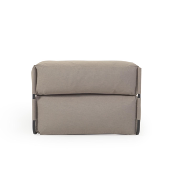 Pouf canapé modulable carré, vert, 101 x 101 cm