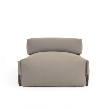 Pouf canapé modulable carré, vert, 101 x 101 cm