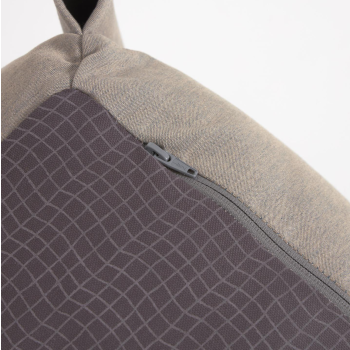 Pouf canapé modulable carré, vert, 101 x 101 cm