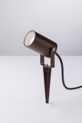 Projecteur AKRON CORTEN avec support 1XGU10 IP65 10X6CM